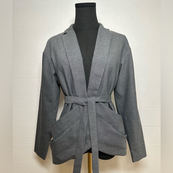 Belted Wrap Blazer - Picture 1 of 5